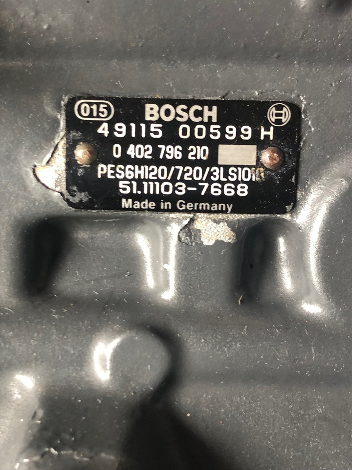 POMPA INIEZIONE RIF. BOSCH 0402796210 / RIF. MAN 51111037618 - Pompa bahan bakar: gambar 4 POMPA INIEZIONE RIF. BOSCH 0402796210 / RIF. MAN 51111037618 - Pompa bahan bakar: gambar 4
