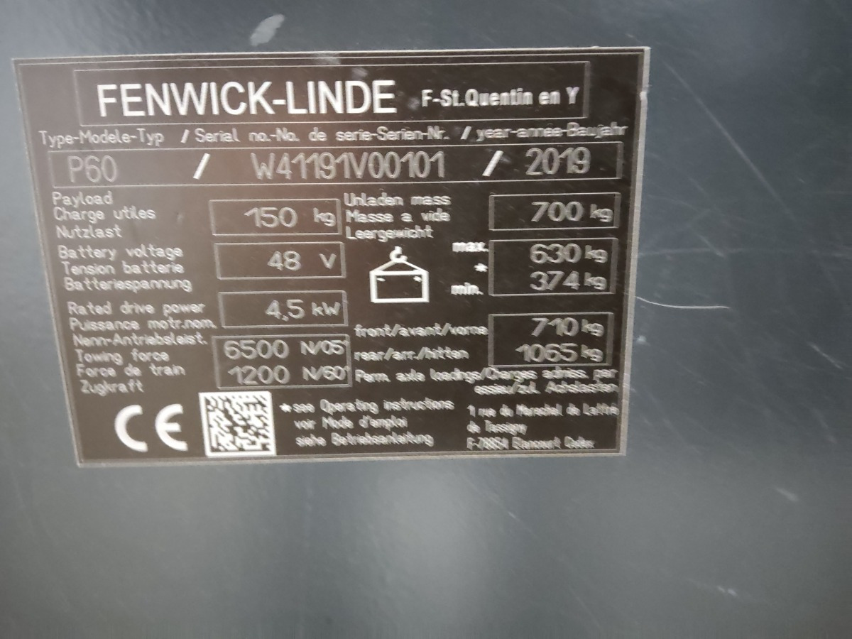 Linde P60 - Traktor derek: gambar 4 Linde P60 - Traktor derek: gambar 4