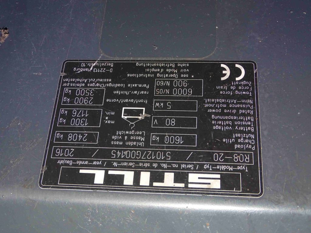 Still R08-20 - Traktor derek: gambar 4 Still R08-20 - Traktor derek: gambar 4