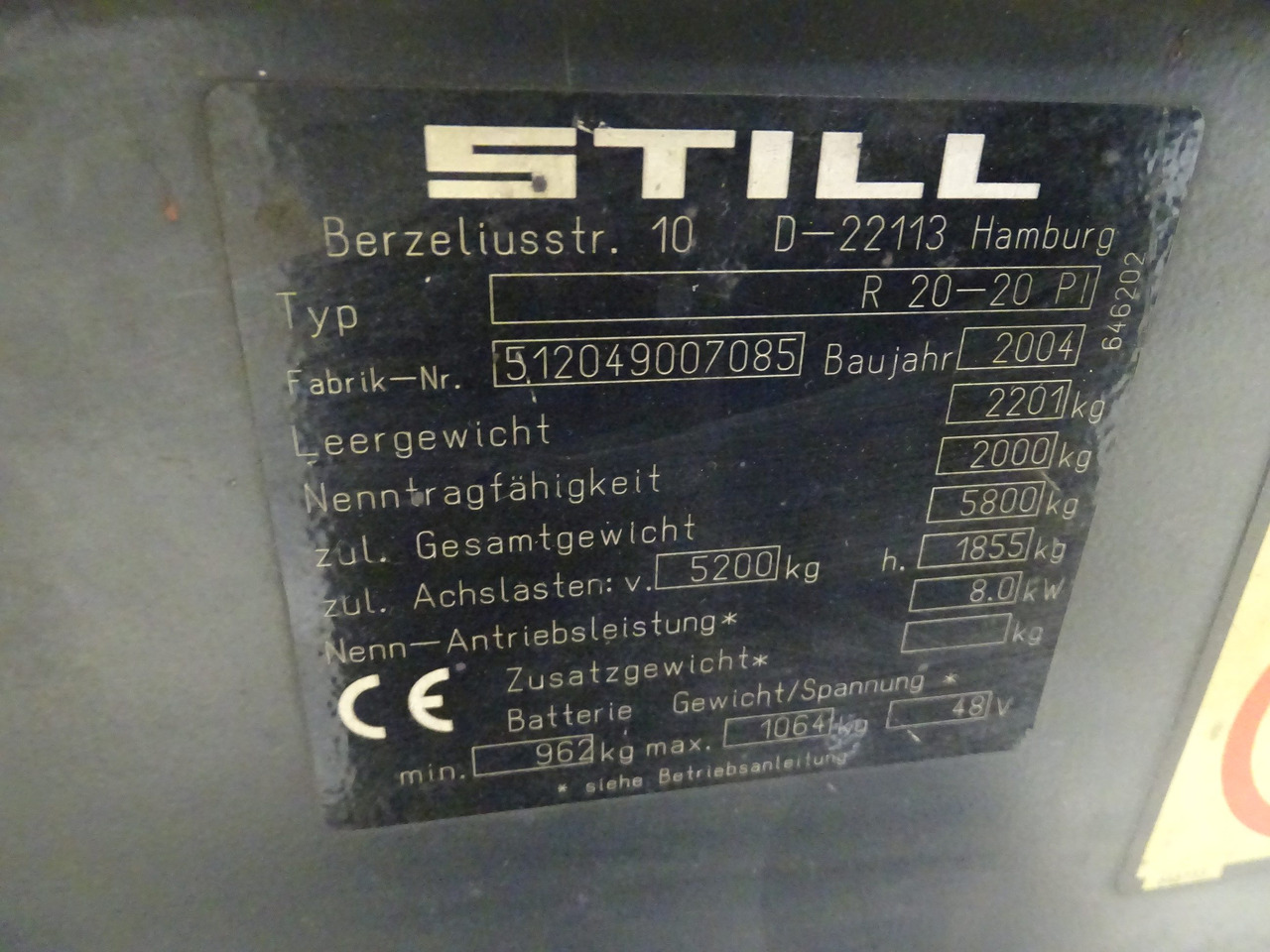 Still R20-20PI - Forklift listrik: gambar 5 Still R20-20PI - Forklift listrik: gambar 5