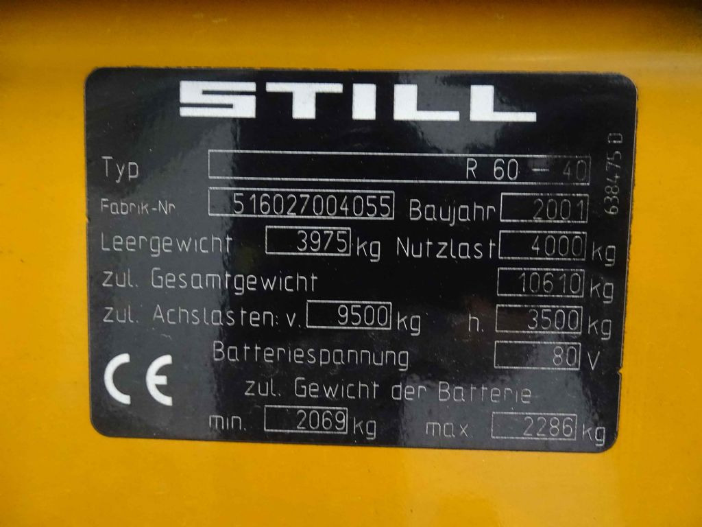 Still R60-40 - Forklift listrik: gambar 5 Still R60-40 - Forklift listrik: gambar 5
