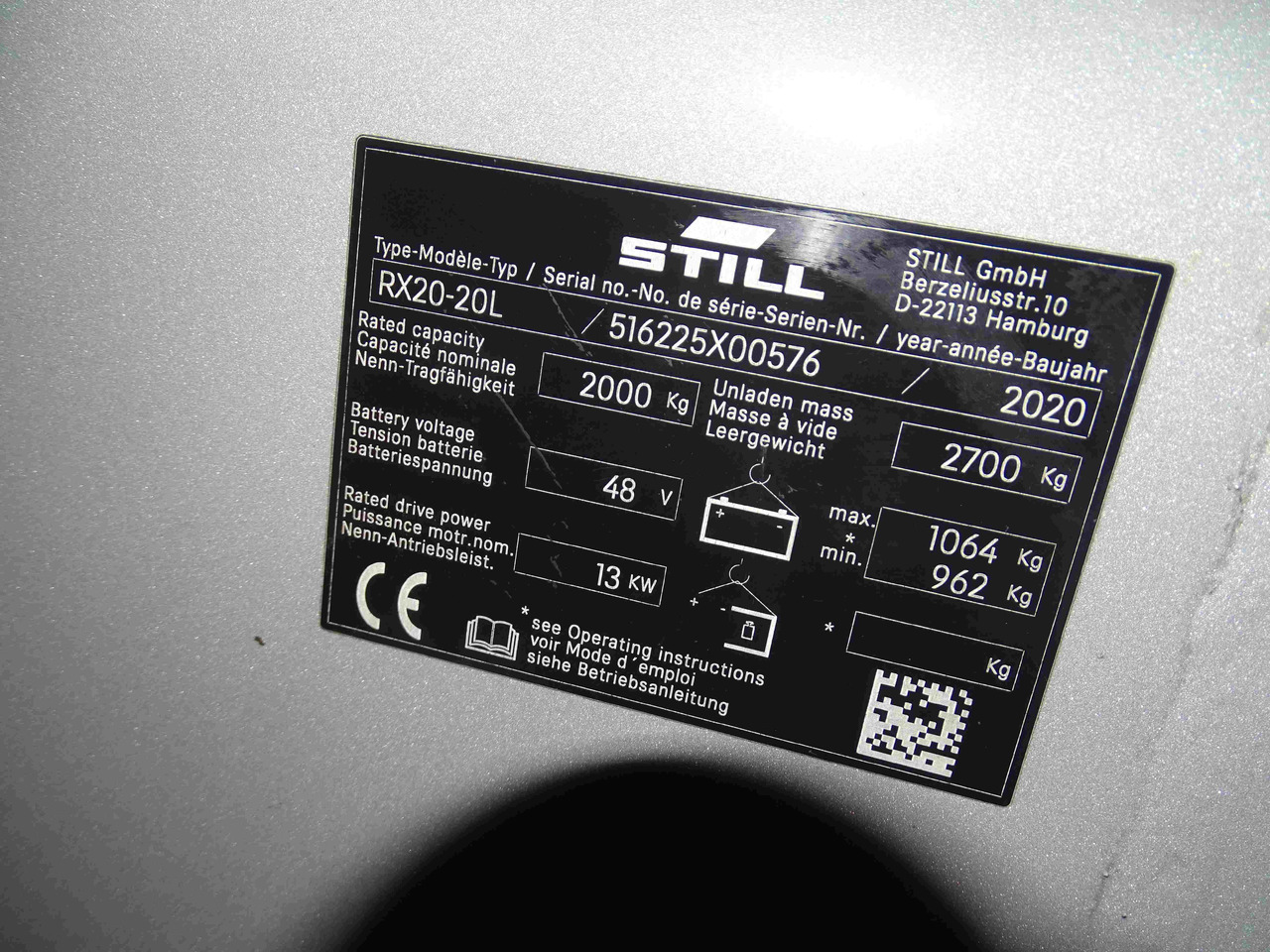 Still RX20-20L - Forklift listrik: gambar 5 Still RX20-20L - Forklift listrik: gambar 5