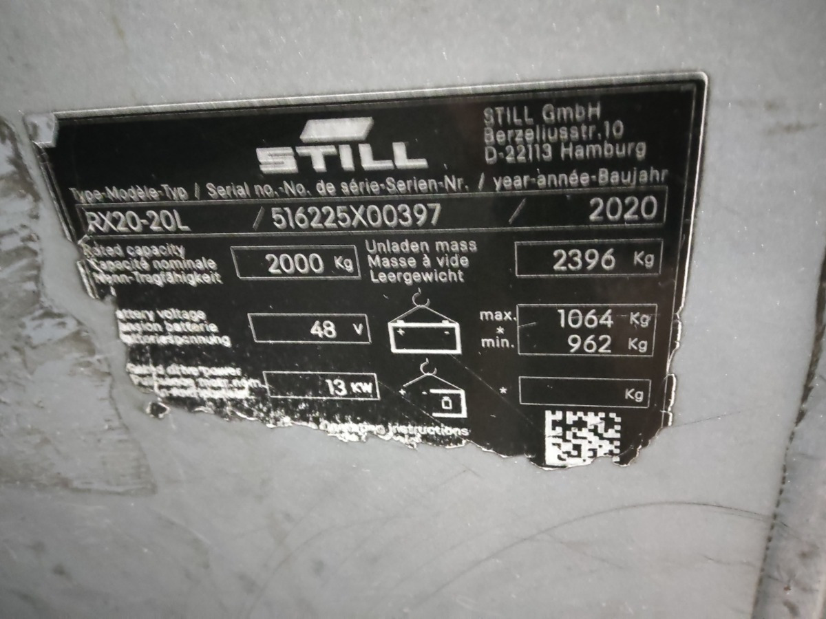 Still RX20-20L - Forklift listrik: gambar 5 Still RX20-20L - Forklift listrik: gambar 5