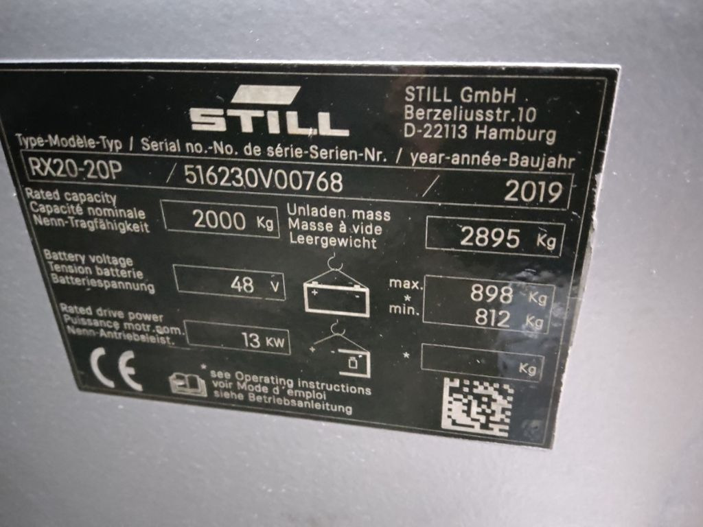 Still RX20-20P - Forklift listrik: gambar 5 Still RX20-20P - Forklift listrik: gambar 5