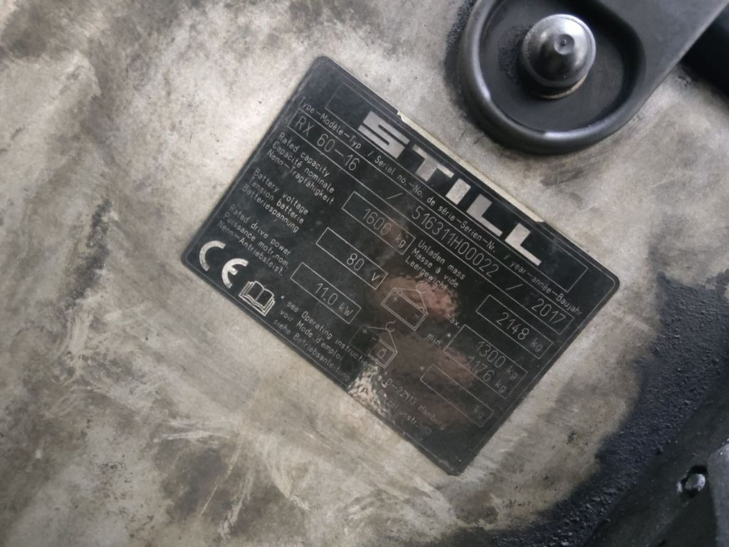 Still RX60-16 - Forklift listrik: gambar 5 Still RX60-16 - Forklift listrik: gambar 5