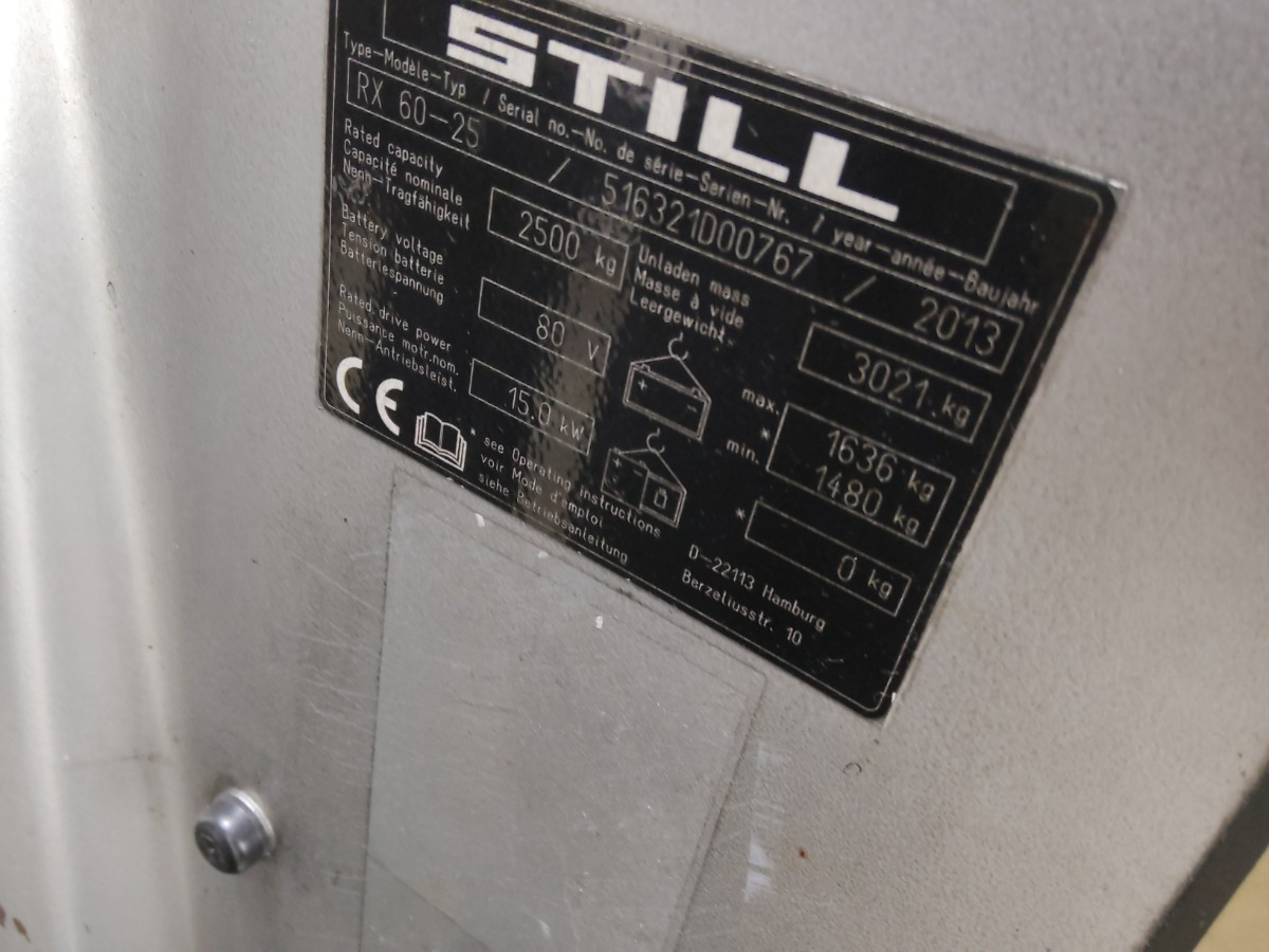 Forklift listrik Still RX60-25: gambar 9