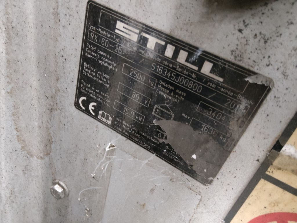 Still RX60-25 - Forklift listrik: gambar 5 Still RX60-25 - Forklift listrik: gambar 5