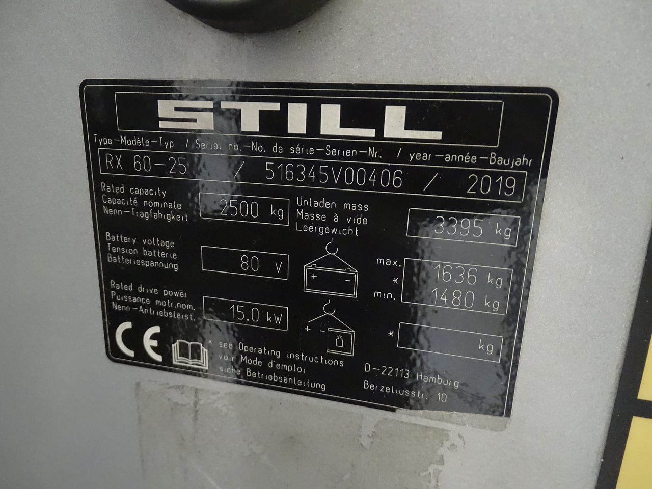 Forklift listrik Still RX60-25: gambar 6