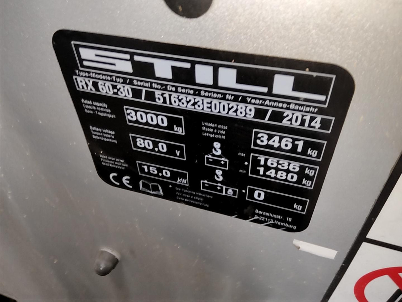 Still RX60-30 - Forklift listrik: gambar 5 Still RX60-30 - Forklift listrik: gambar 5