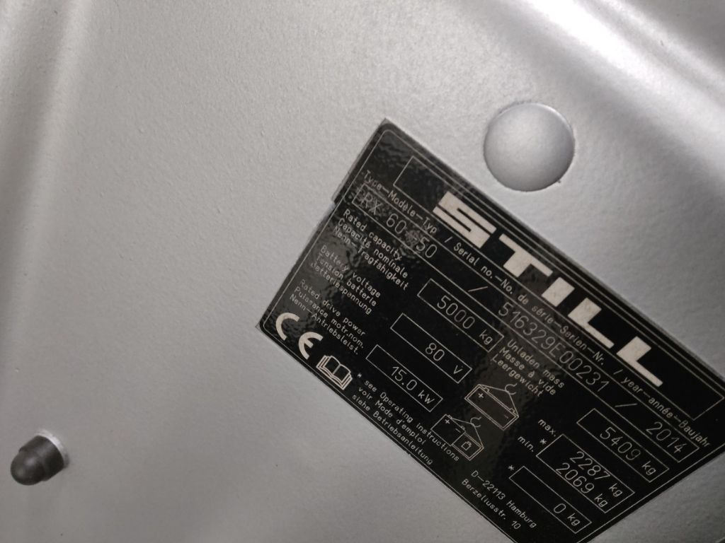 Still RX60-50 - Forklift listrik: gambar 5 Still RX60-50 - Forklift listrik: gambar 5