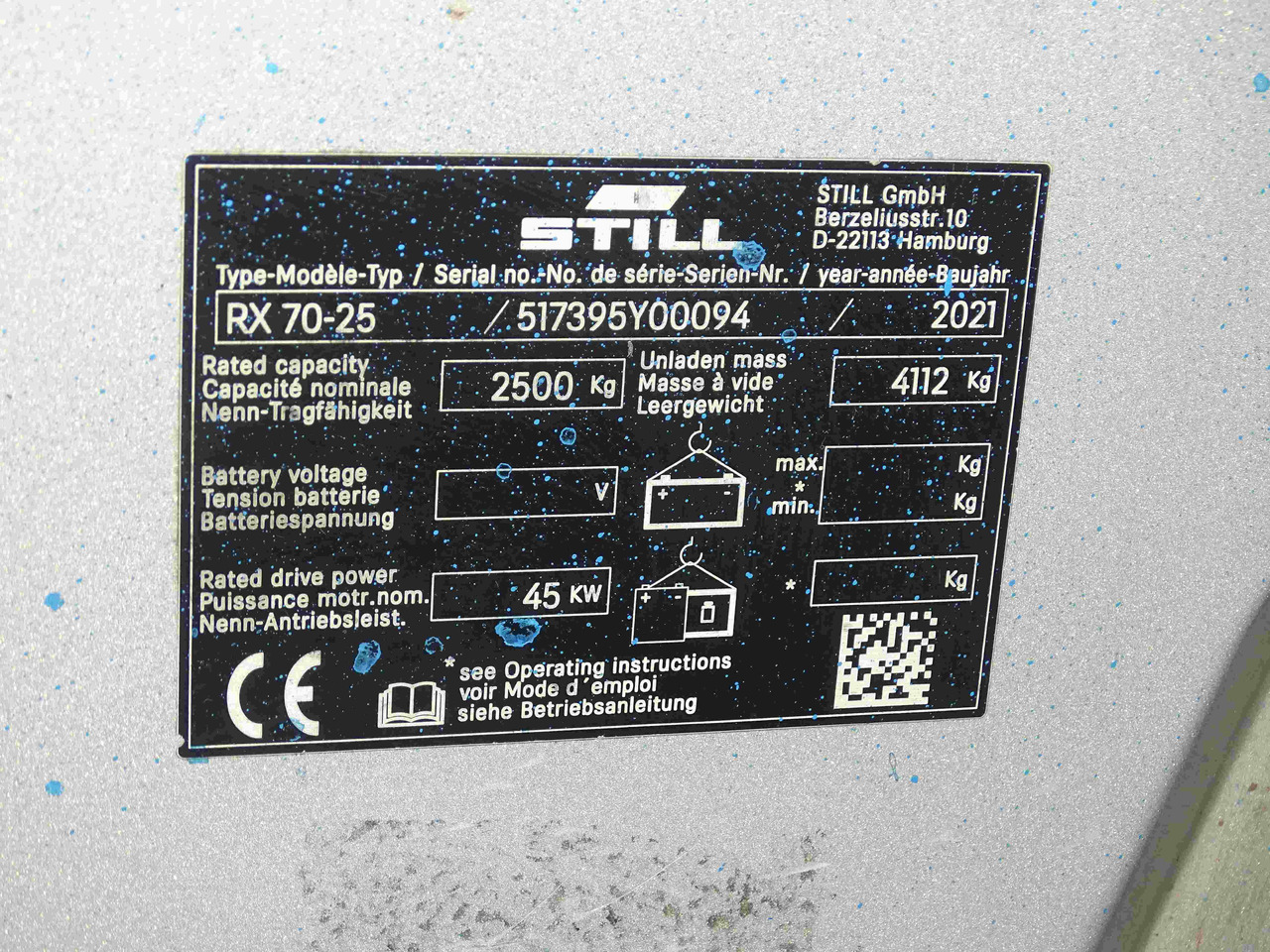 Still RX70-25 - Forklift diesel: gambar 5 Still RX70-25 - Forklift diesel: gambar 5
