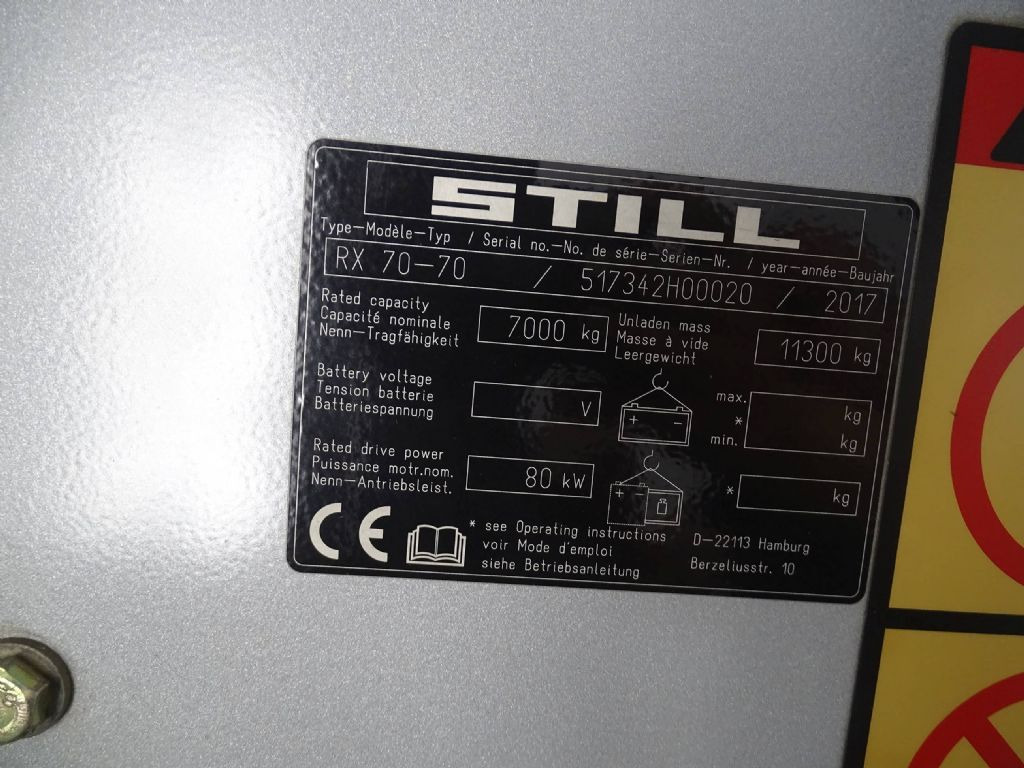 Forklift diesel Still RX70-70: gambar 9