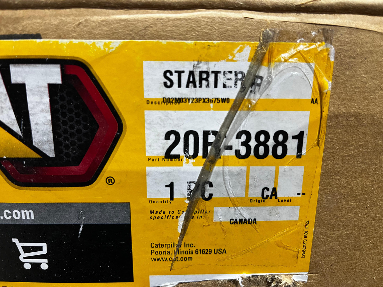 CATERPILLAR NEW STARTER 12V 20R-3881 - Pemula: gambar 4 CATERPILLAR NEW STARTER 12V 20R-3881 - Pemula: gambar 4