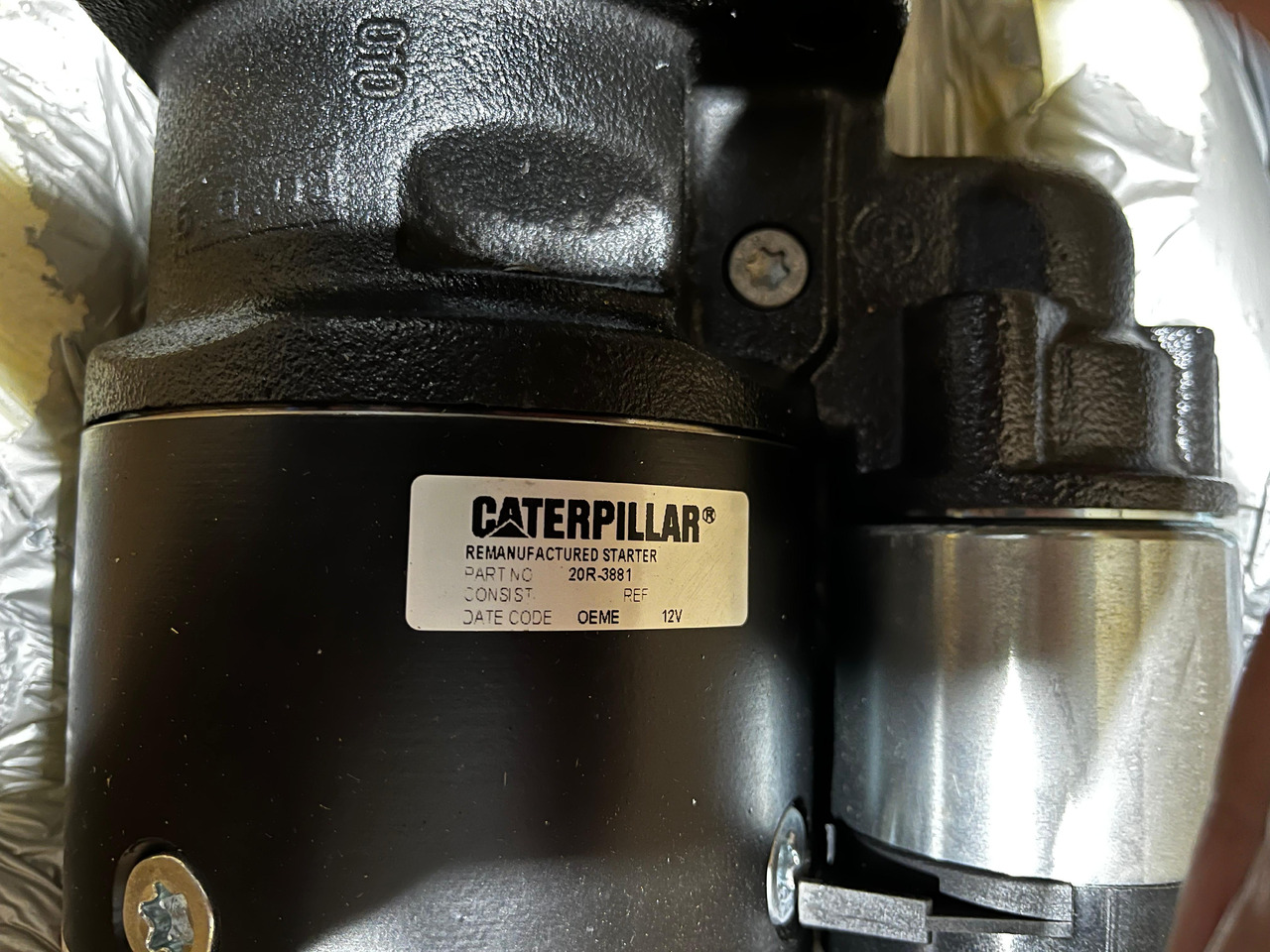 CATERPILLAR NEW STARTER 12V 20R-3881 - Pemula: gambar 3 CATERPILLAR NEW STARTER 12V 20R-3881 - Pemula: gambar 3