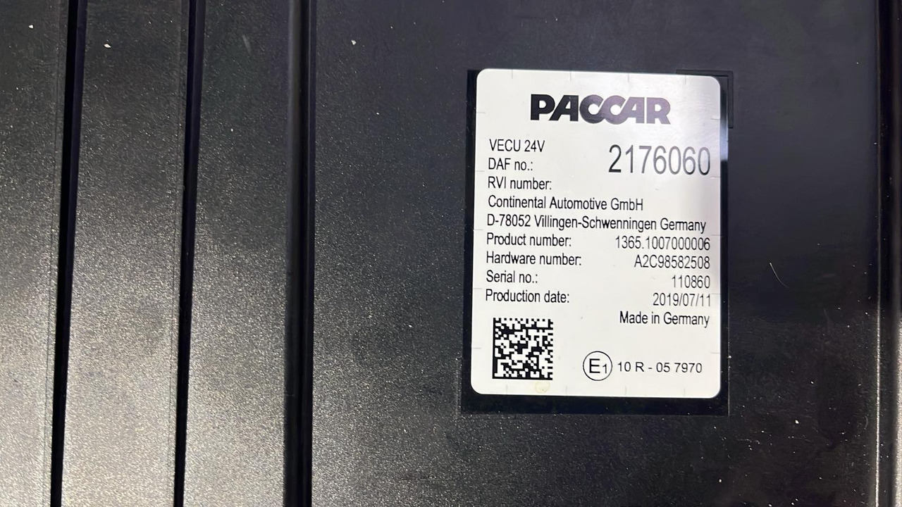 DAF XF CF VECU Control Unit Module 2176060 - ECU: gambar 4 DAF XF CF VECU Control Unit Module 2176060 - ECU: gambar 4