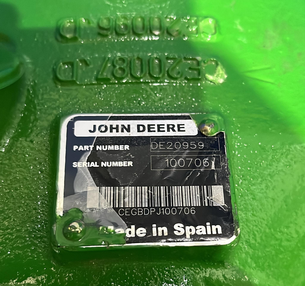 John Deere Gear case Differential DE20959 - Gearbox dan bagiannya untuk Peralatan pertanian: gambar 4 John Deere Gear case Differential DE20959 - Gearbox dan bagiannya untuk Peralatan pertanian: gambar 4