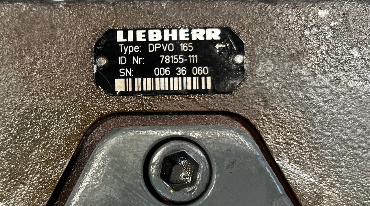 LIEBHERR Liebherr Hydraulic Pump DPVO 165 Reconditioned - Pompa hidrolik: gambar 3 LIEBHERR Liebherr Hydraulic Pump DPVO 165 Reconditioned - Pompa hidrolik: gambar 3
