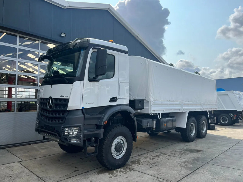 Mercedes-Benz Arocs 3340 A 6x6 Cargo Truck - Truk dengan terpal samping: gambar 1 Mercedes-Benz Arocs 3340 A 6x6 Cargo Truck - Truk dengan terpal samping: gambar 1