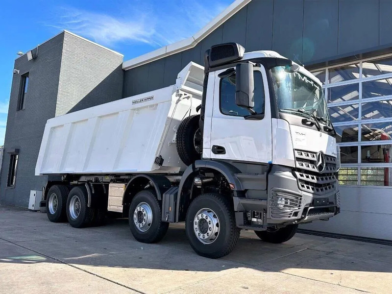 Truk jungkit baru Mercedes-Benz Arocs 4140 K 8x4 Meiller Tipper: gambar 16