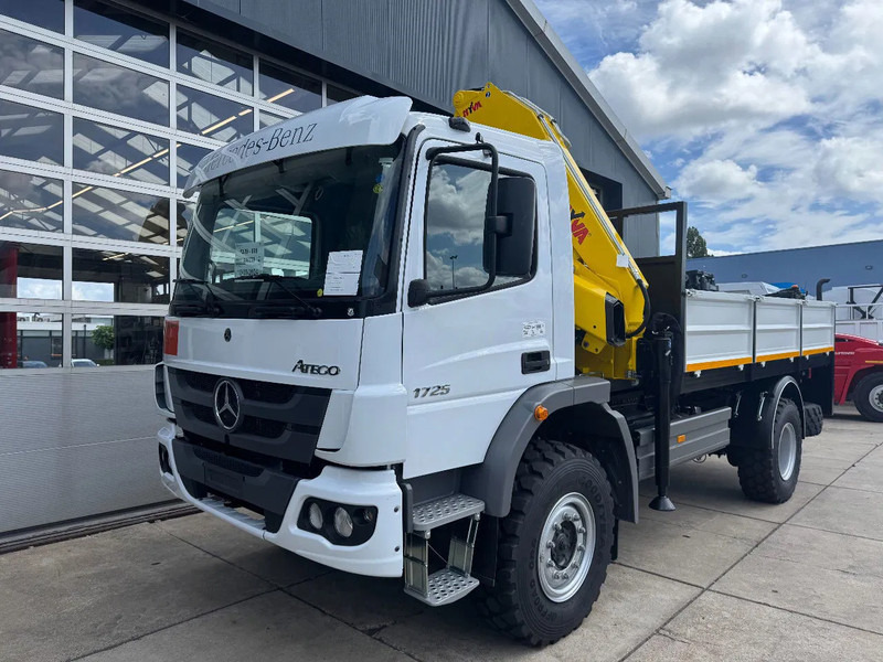 Mercedes-Benz Atego Atego 1725 4x4 Flatbed with Hyva HB120 Crane - Truk derek: gambar 3 Mercedes-Benz Atego Atego 1725 4x4 Flatbed with Hyva HB120 Crane - Truk derek: gambar 3