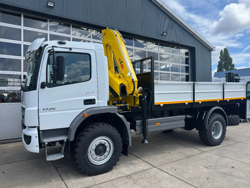 Mercedes-Benz Atego Atego 1725 4x4 Flatbed with Hyva HB120 Crane - Truk derek: gambar 4 Mercedes-Benz Atego Atego 1725 4x4 Flatbed with Hyva HB120 Crane - Truk derek: gambar 4