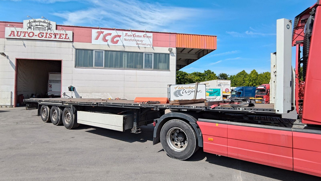 Krone SD*Pritsche beschädigt* - Semi-trailer flatbed: gambar 1 Krone SD*Pritsche beschädigt* - Semi-trailer flatbed: gambar 1