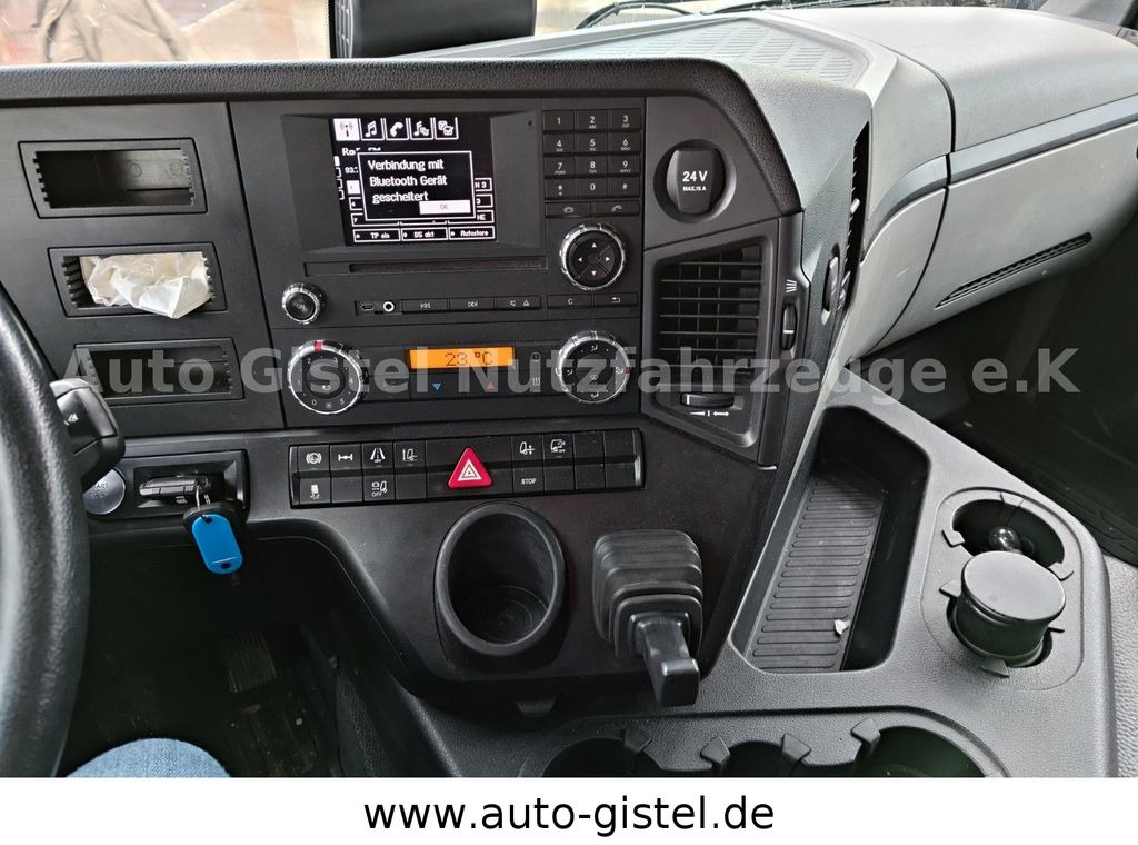 Truk dengan terpal samping Mercedes-Benz Antos 1833 4x2 BL*Dautel DL1500s Hebebühne: gambar 9