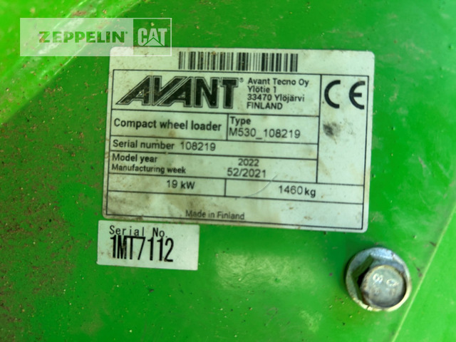 Avant Tecno 530 - Wheel loader: gambar 5 Avant Tecno 530 - Wheel loader: gambar 5