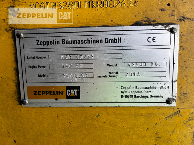 Cat 328DTUNNEL - Peralatan terowongan: gambar 3 Cat 328DTUNNEL - Peralatan terowongan: gambar 3