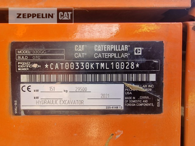 Cat 330-07GC - Ekskavator perayap: gambar 3 Cat 330-07GC - Ekskavator perayap: gambar 3