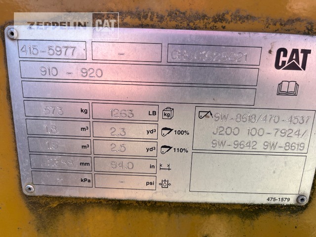 Cat Schaufel Cat 918M - Ember loader untuk Peralatan konstruksi: gambar 4 Cat Schaufel Cat 918M - Ember loader untuk Peralatan konstruksi: gambar 4