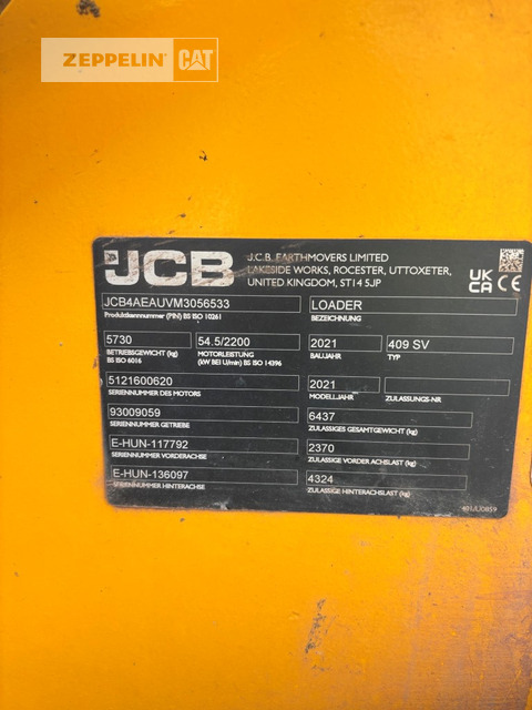 Wheel loader Jcb 409: gambar 8