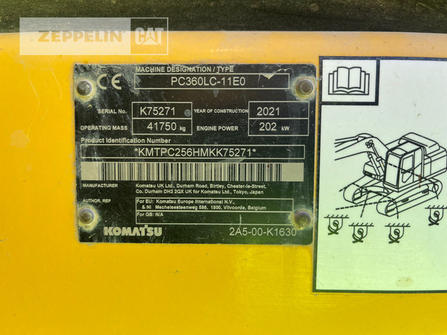Komatsu PC360LC-11 - Ekskavator penghancur: gambar 2 Komatsu PC360LC-11 - Ekskavator penghancur: gambar 2