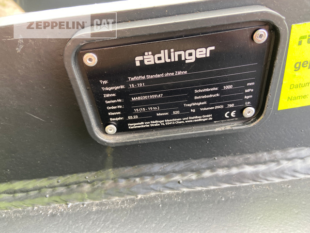 Raedlinger TL 1.000mm OQ70/55 - Ember ekskavator untuk Peralatan konstruksi: gambar 5 Raedlinger TL 1.000mm OQ70/55 - Ember ekskavator untuk Peralatan konstruksi: gambar 5