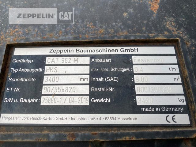 Resch-Ka-Tec HKS 9 cbm 3400 mm - Ember loader: gambar 2 Resch-Ka-Tec HKS 9 cbm 3400 mm - Ember loader: gambar 2