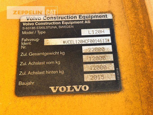 Volvo L120H - Wheel loader: gambar 3 Volvo L120H - Wheel loader: gambar 3
