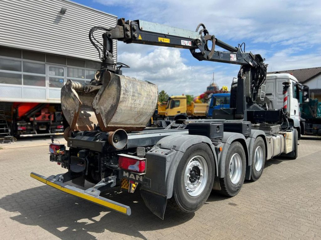 MAN TG-S 35.480 8x4 BL Abrollkipper mit Kran Penz-15 - Hook lift, Truk derek: gambar 5 MAN TG-S 35.480 8x4 BL Abrollkipper mit Kran Penz-15 - Hook lift, Truk derek: gambar 5