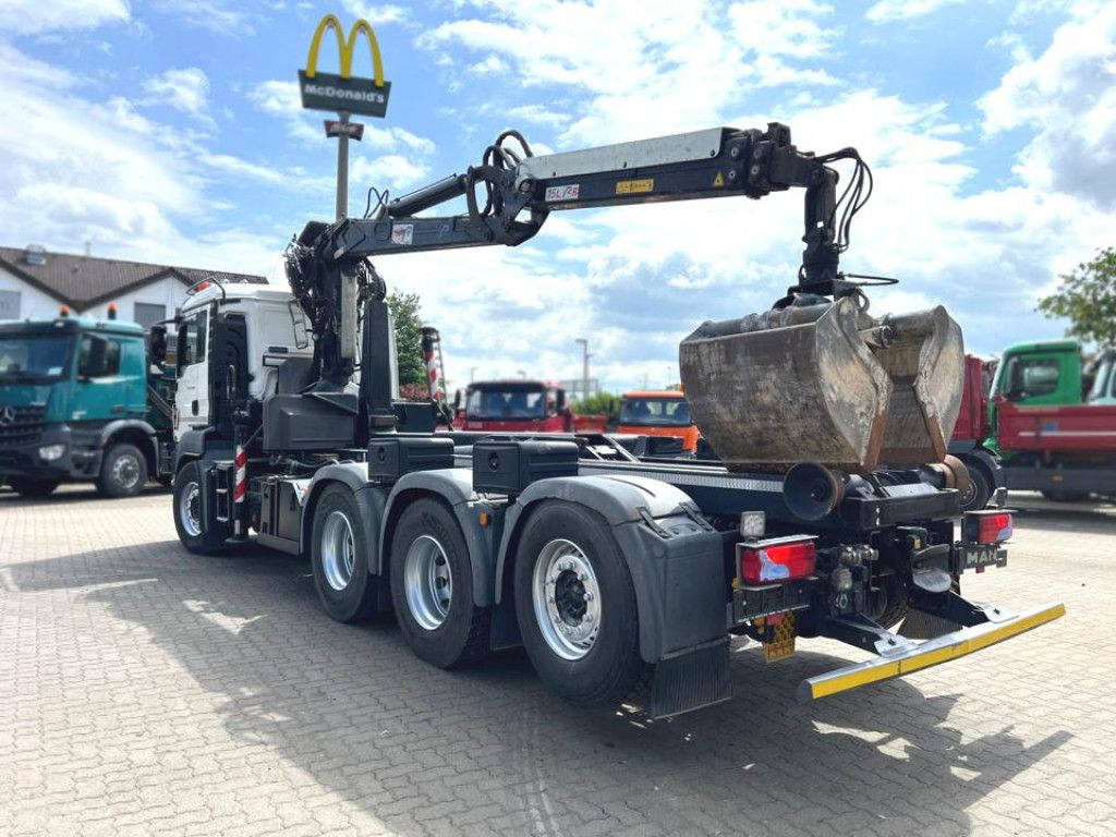 MAN TG-S 35.480 8x4 BL Abrollkipper mit Kran Penz-15 - Truk derek: gambar 4 MAN TG-S 35.480 8x4 BL Abrollkipper mit Kran Penz-15 - Truk derek: gambar 4