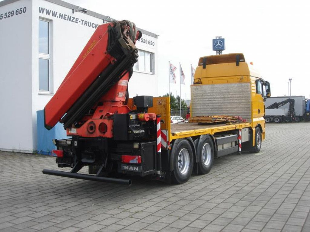 MAN TG-X 26.440 6x4 BL Pritsche Heckkran Palf. PK 42 - Truk flatbed, Truk derek: gambar 4 MAN TG-X 26.440 6x4 BL Pritsche Heckkran Palf. PK 42 - Truk flatbed, Truk derek: gambar 4