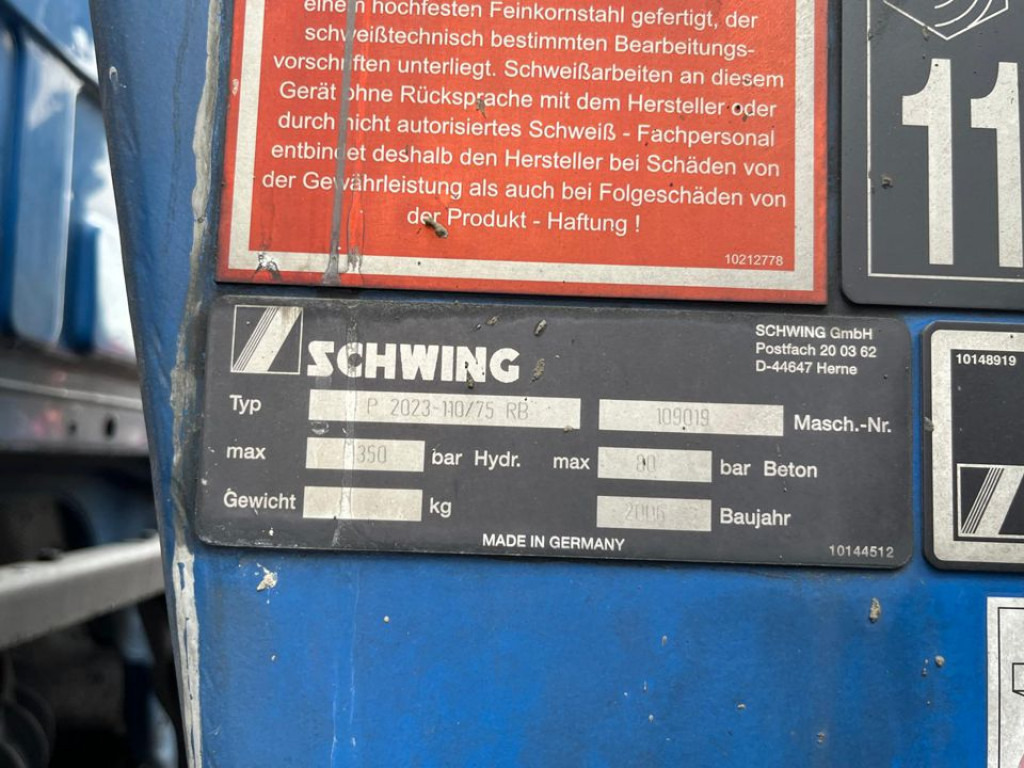 MERCEDES-BENZ Actros 2632 6x4 Betonpumpe Schwing 24m - Truk pompa beton: gambar 2 MERCEDES-BENZ Actros 2632 6x4 Betonpumpe Schwing 24m - Truk pompa beton: gambar 2