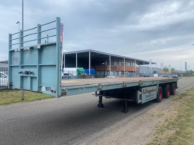 Floor open oplegger 3 asser uitschuifbaar, 2 x stuur, 1 x liftas - Semi-trailer flatbed: gambar 1 Floor open oplegger 3 asser uitschuifbaar, 2 x stuur, 1 x liftas - Semi-trailer flatbed: gambar 1
