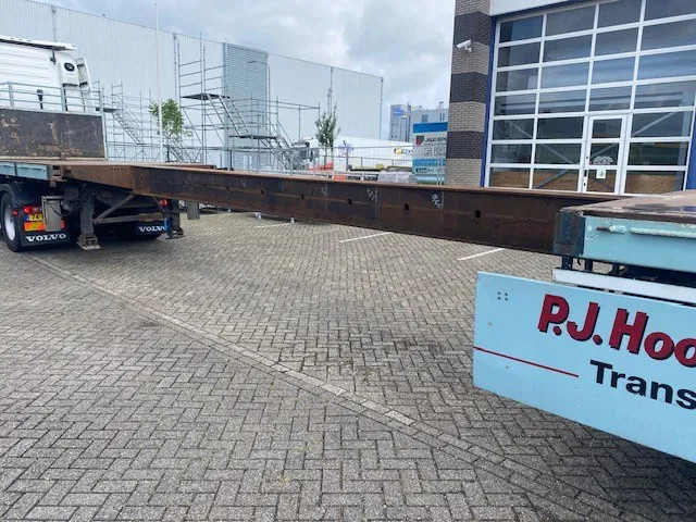 Floor robuuste vlakke oplegger ,uitschuifbaar, ,stuurassen, 20 mtr met stalen bodem/frame. kranenprofiel. - Semi-trailer flatbed: gambar 1 Floor robuuste vlakke oplegger ,uitschuifbaar, ,stuurassen, 20 mtr met stalen bodem/frame. kranenprofiel. - Semi-trailer flatbed: gambar 1