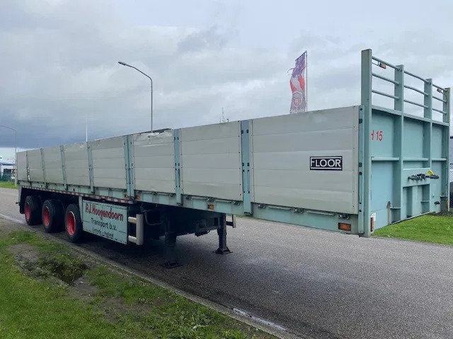 Floor stenenoplegger, 3 asser uitschuifbaar met stuuras en liftas - Semi-trailer flatbed: gambar 2 Floor stenenoplegger, 3 asser uitschuifbaar met stuuras en liftas - Semi-trailer flatbed: gambar 2