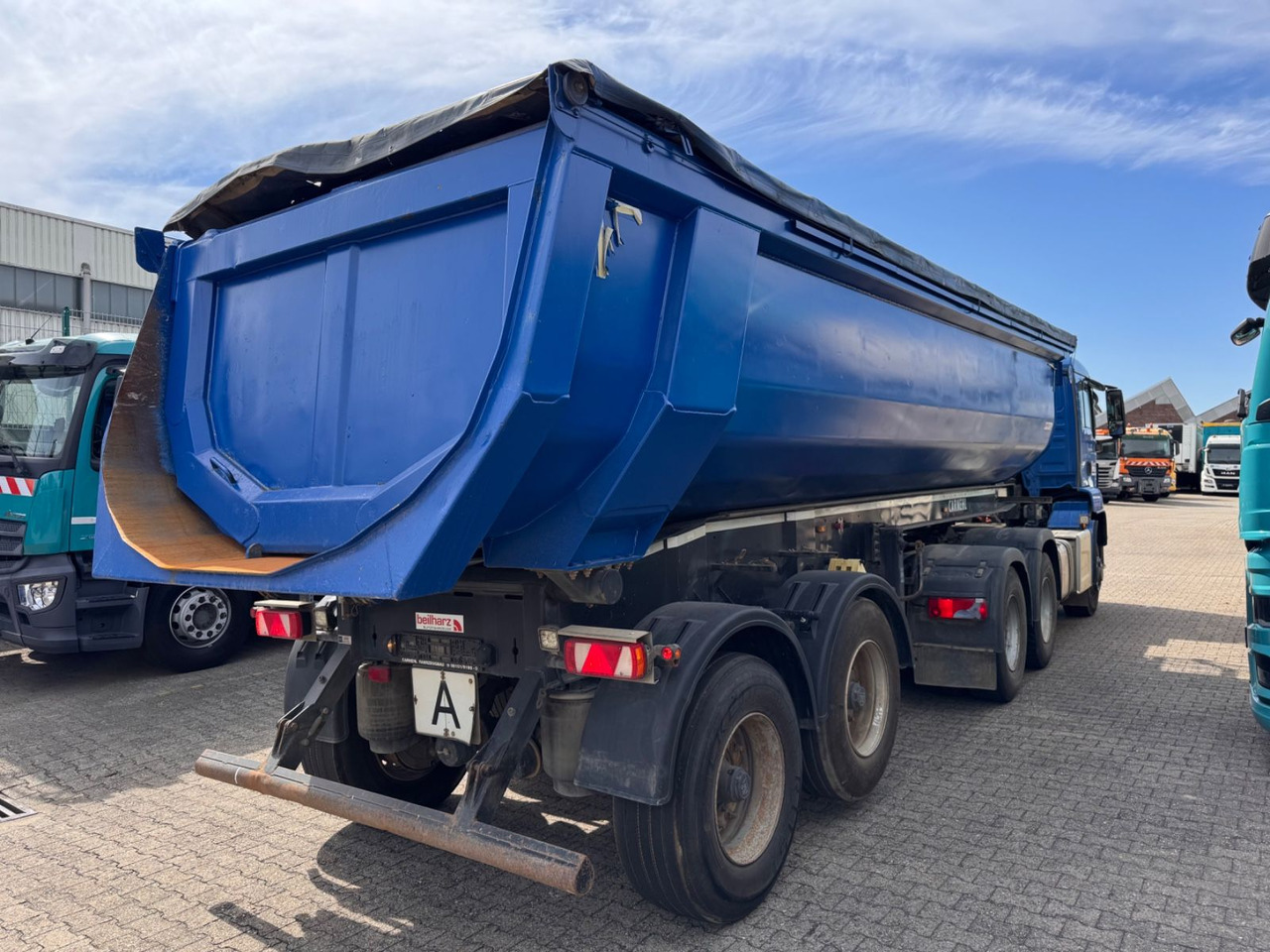 Carnehl CHKS / HH 2-Achs Kipper CRAMRO Verdeck el. - Semi-trailer jungkit: gambar 2 Carnehl CHKS / HH 2-Achs Kipper CRAMRO Verdeck el. - Semi-trailer jungkit: gambar 2