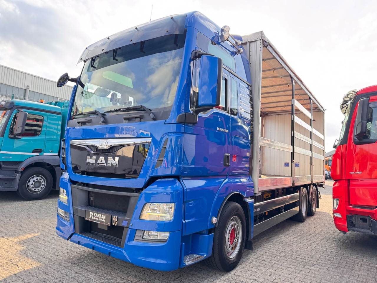 MAN 26.500 TGX+Anh LBW Euro6 Lift/Lenkachse - Truk dengan terpal samping: gambar 2 MAN 26.500 TGX+Anh LBW Euro6 Lift/Lenkachse - Truk dengan terpal samping: gambar 2