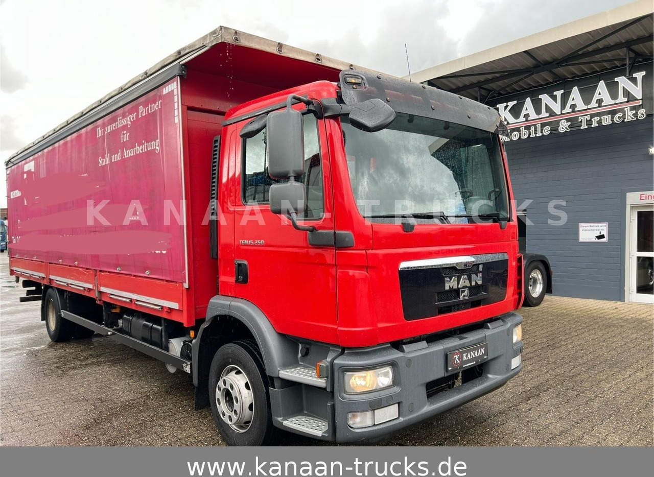 MAN TGM 15.250 Spezial Aufbau Langmaterial 7,5m - Truk dengan terpal samping: gambar 1 MAN TGM 15.250 Spezial Aufbau Langmaterial 7,5m - Truk dengan terpal samping: gambar 1