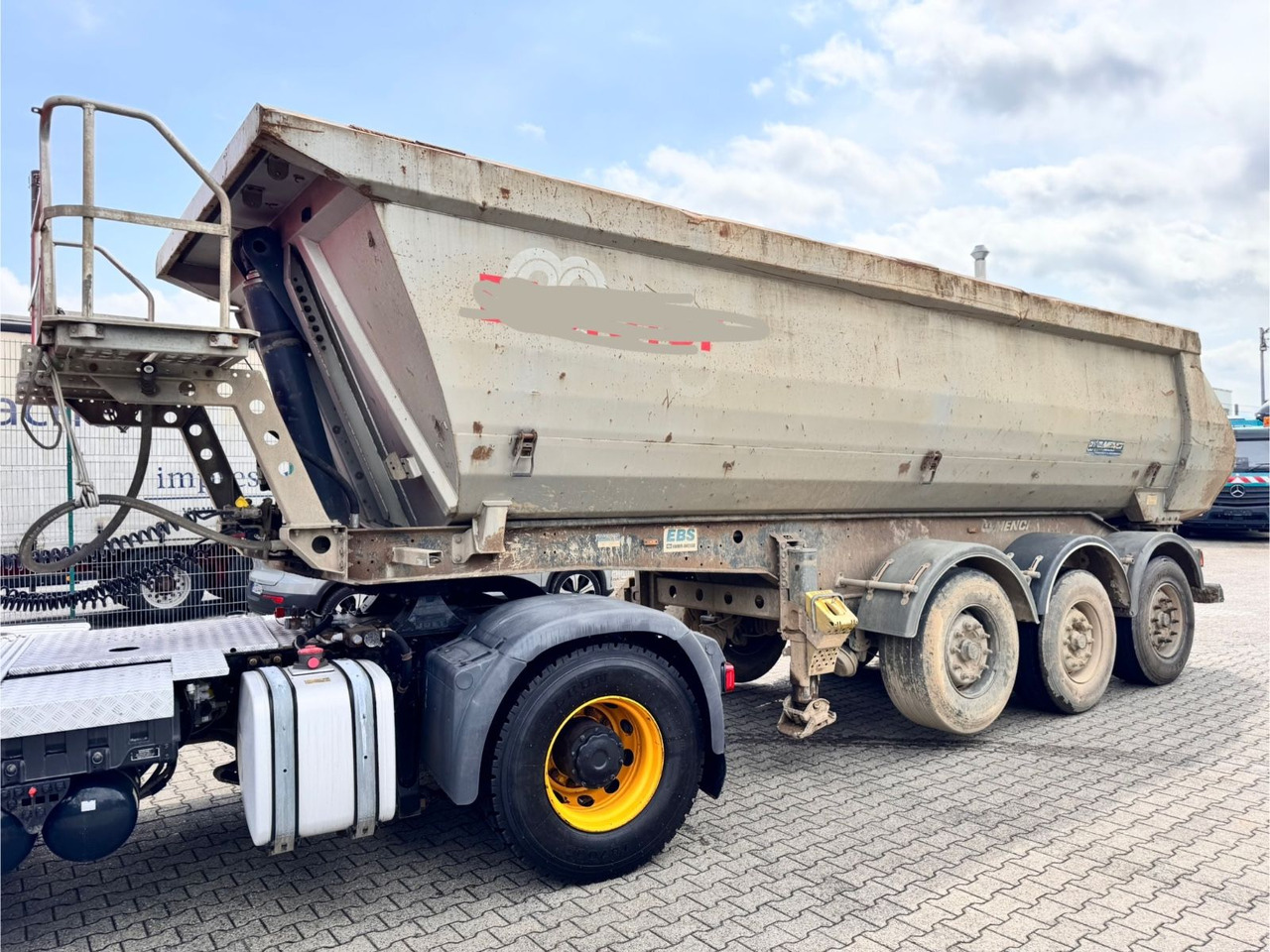 Menci SA700R Kipper Mulde 27m³ Lift Stahl Stück - Semi-trailer jungkit: gambar 3 Menci SA700R Kipper Mulde 27m³ Lift Stahl Stück - Semi-trailer jungkit: gambar 3