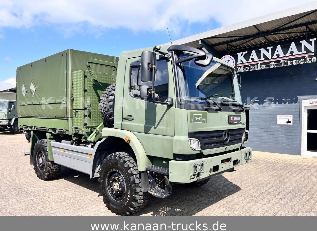 Mercedes-Benz 1018 Atego 4x4 Allrad Miltär Camper Expedition - Pengangkut kontainer/ Container truck: gambar 1 Mercedes-Benz 1018 Atego 4x4 Allrad Miltär Camper Expedition - Pengangkut kontainer/ Container truck: gambar 1