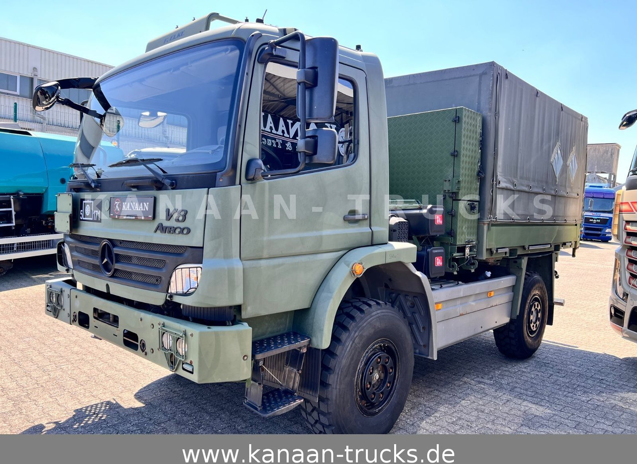Mercedes-Benz 1018 Atego 4x4 Allrad Miltär Camper Expedition - Pengangkut kontainer/ Container truck: gambar 3 Mercedes-Benz 1018 Atego 4x4 Allrad Miltär Camper Expedition - Pengangkut kontainer/ Container truck: gambar 3