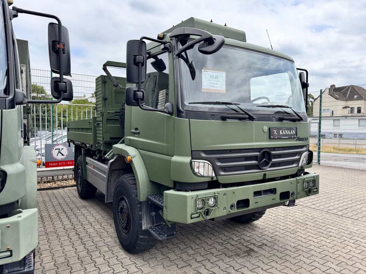 Mercedes-Benz 1018 Atego 4x4 Allrad Miltär Camper - Van flatbed: gambar 2 Mercedes-Benz 1018 Atego 4x4 Allrad Miltär Camper - Van flatbed: gambar 2